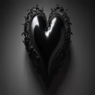 black heart pic