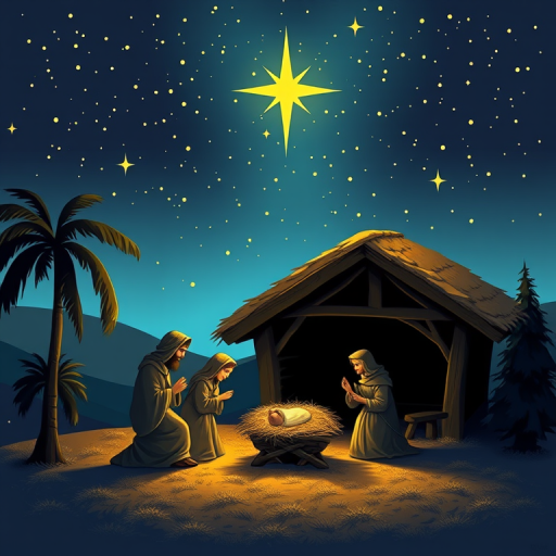 manger scene images free