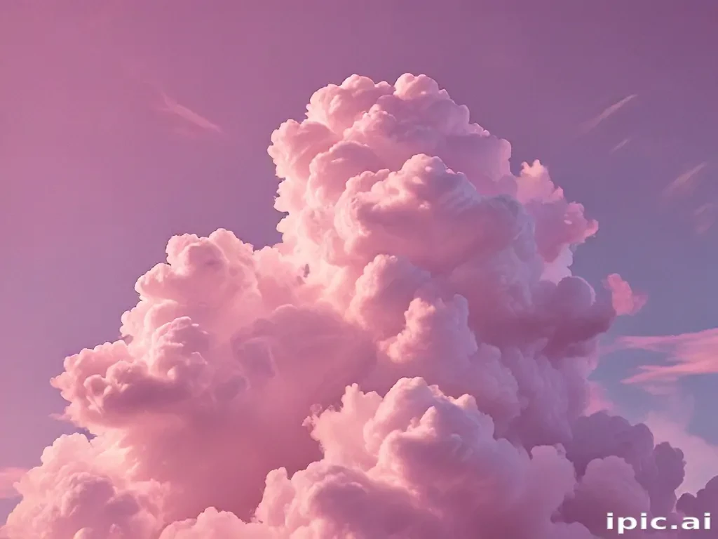 pink cloud aesthetic