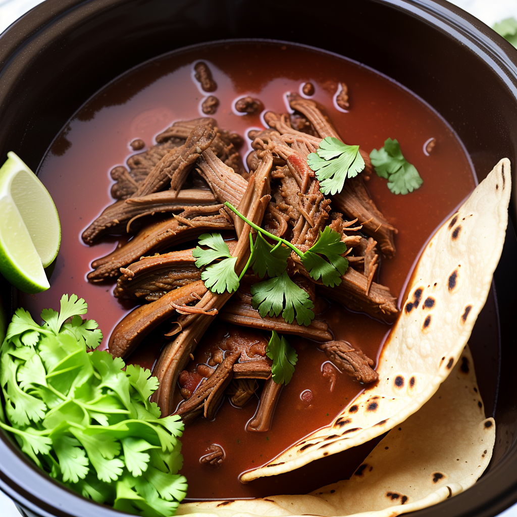 birria tacos in crock pot