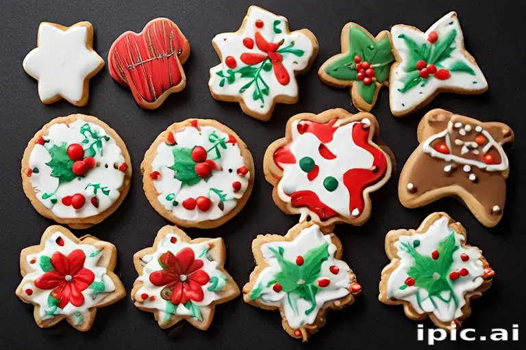 clip art christmas cookies