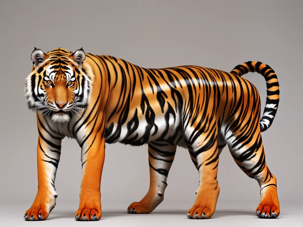transparent tiger stripes
