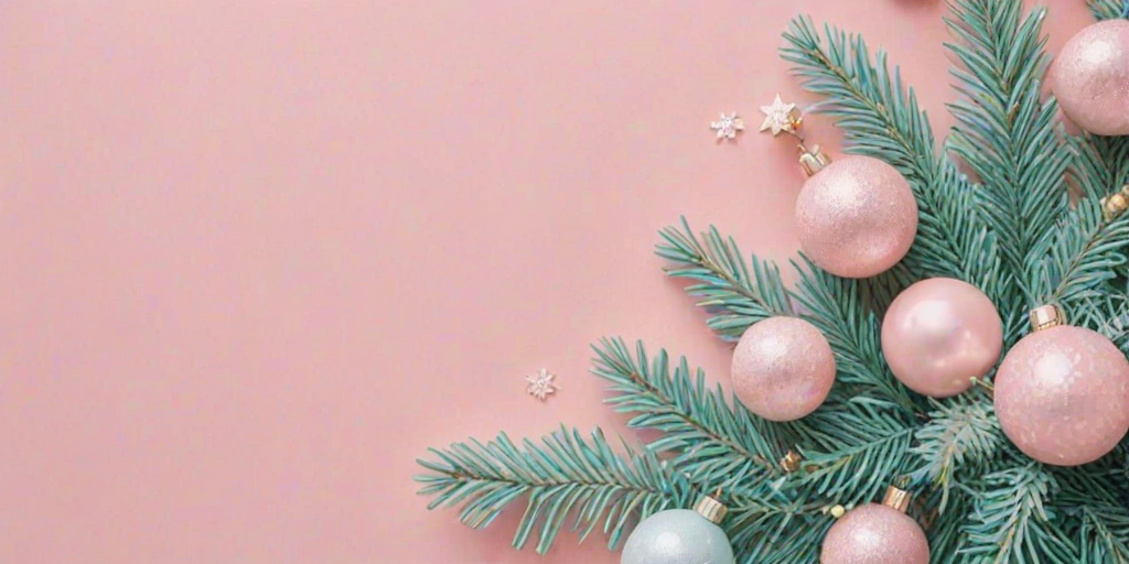pastel aesthetic christmas wallpaper