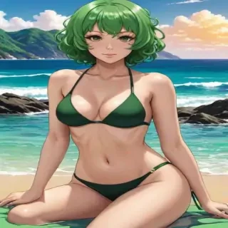 tatsumaki en bikini