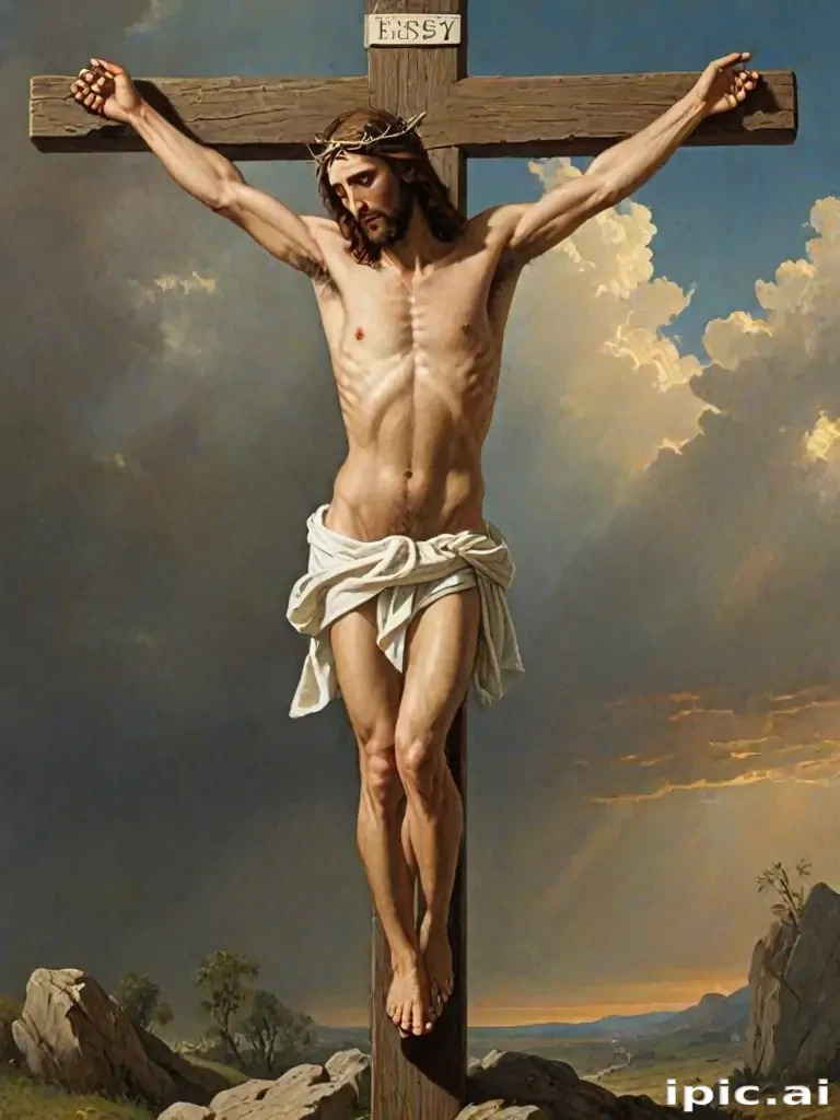 jesus on the cross picture
