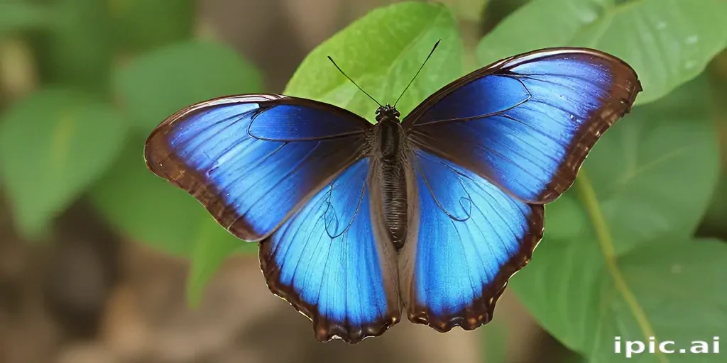 blue morpho butterfly