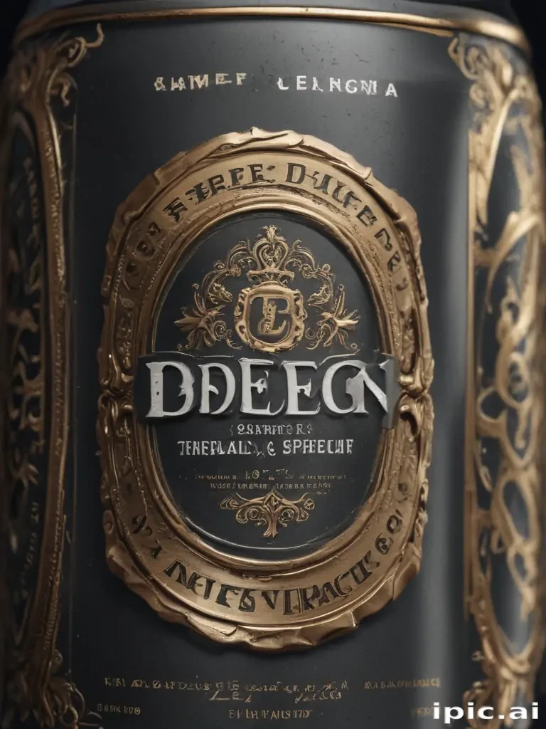 beer can mockup