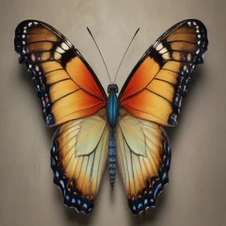 butterfly with no background