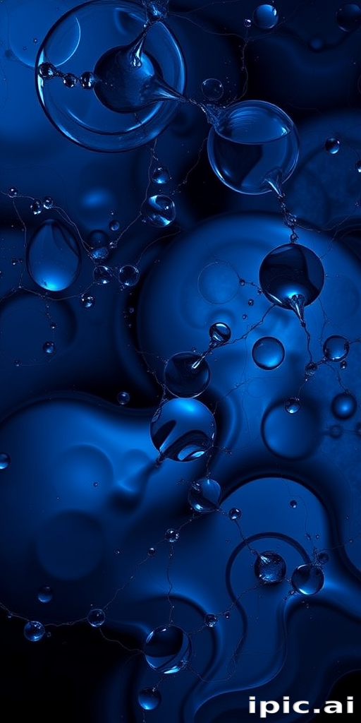 blue and black wallpaper