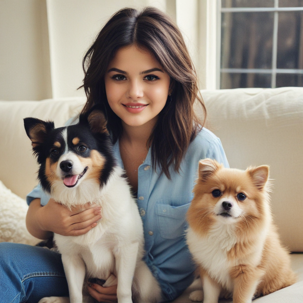 selena gomez pets
