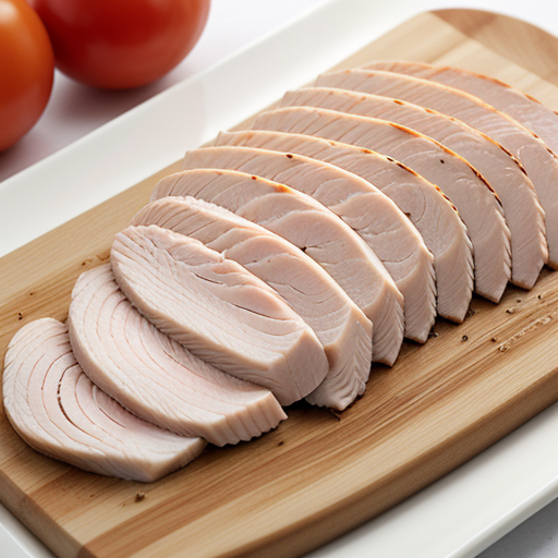 calories in thin sliced chicken breast