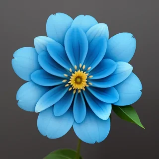 blue flower