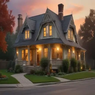 background of a house