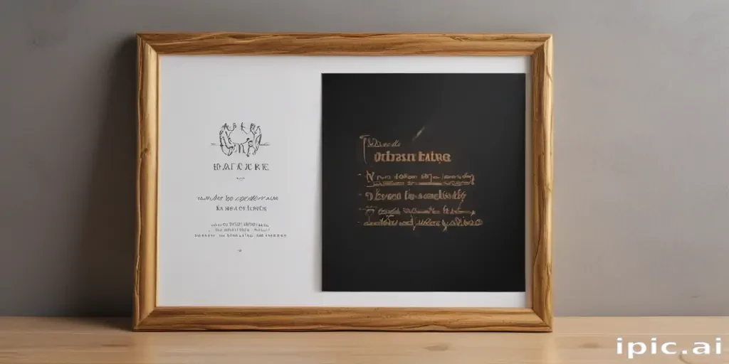 mockup picture frame