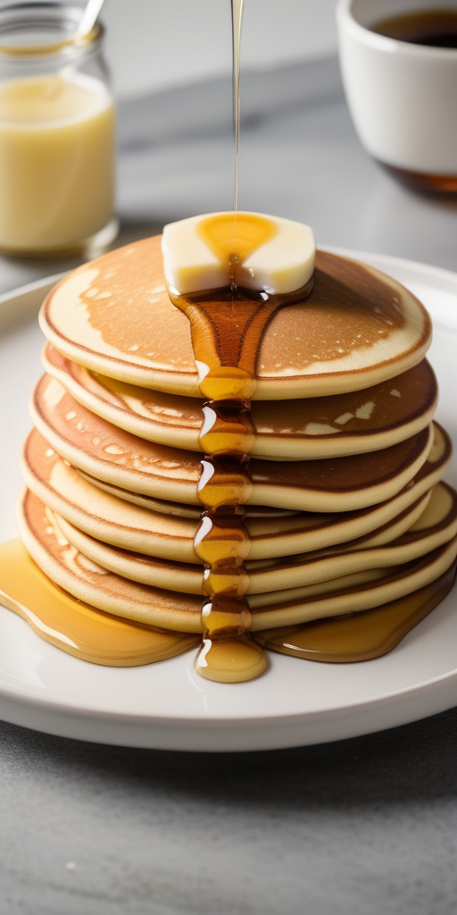 pancakes with half and half