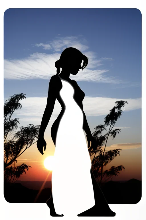 woman silhouette png