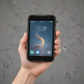 hold phone png