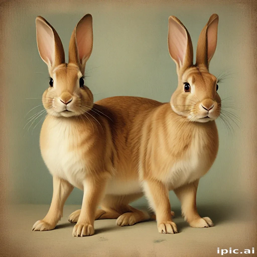 vintage rabbit images