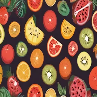 aesthetic fruit background