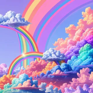 rainbow backgrounds aesthetic
