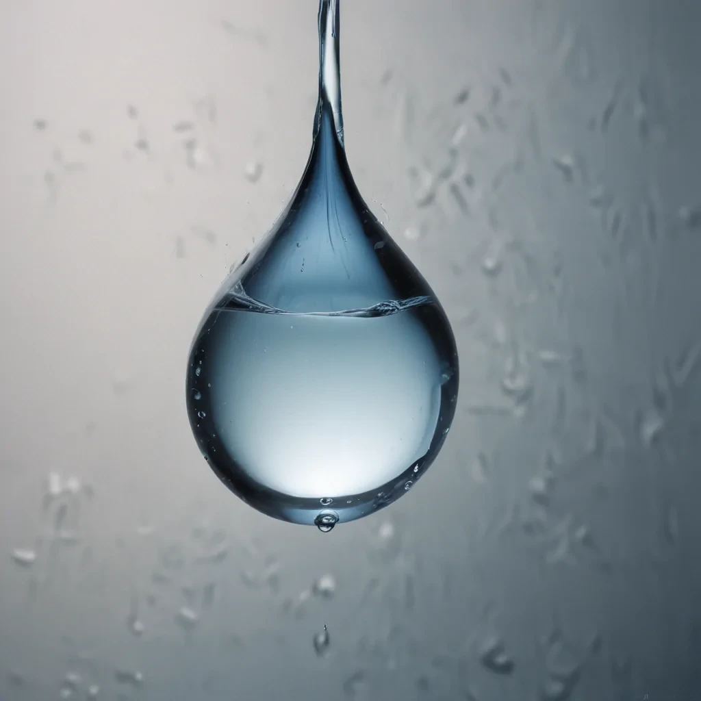 transparent water drop
