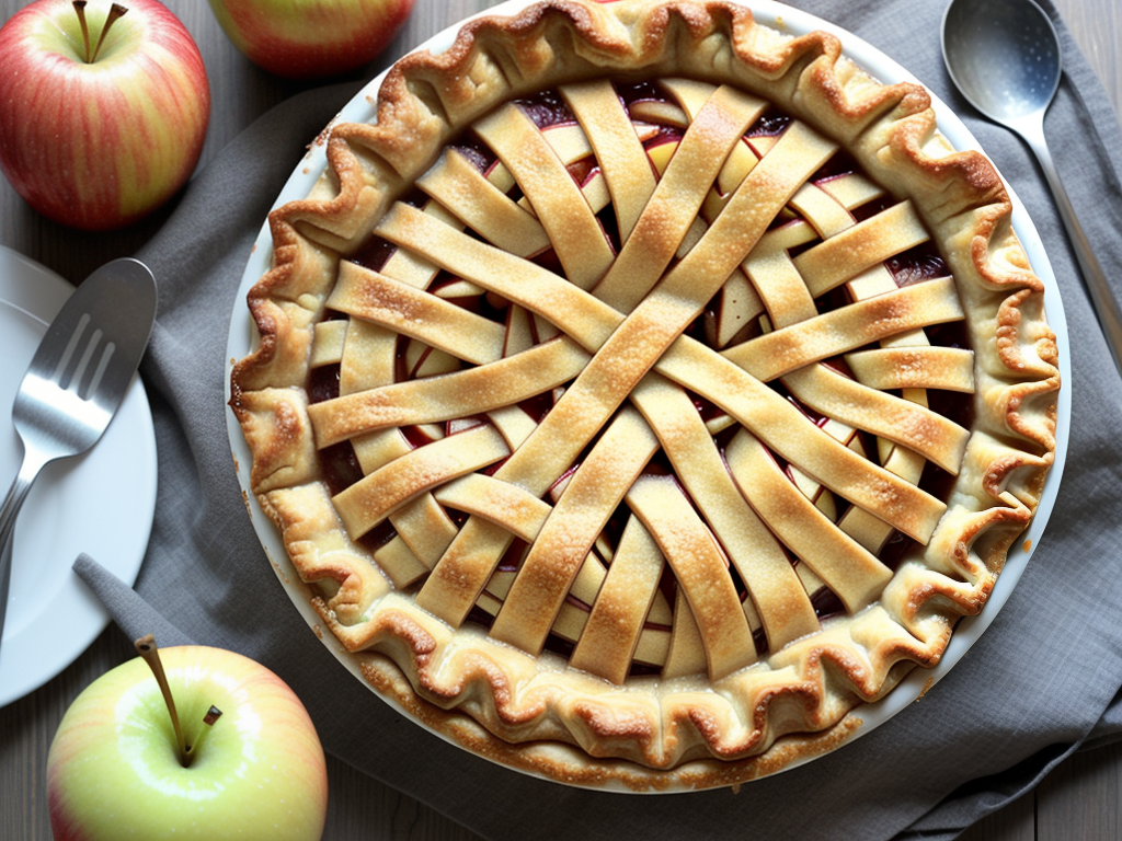 apple pie with graham crust