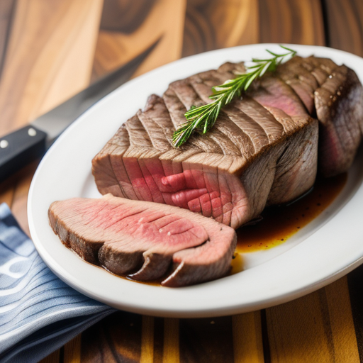 sous vide top round steak