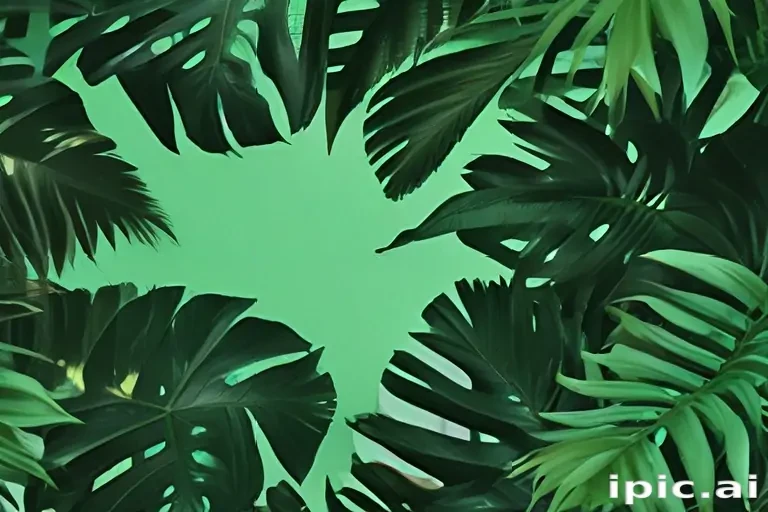 green aesthetic background
