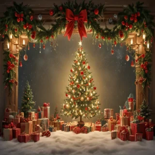 merry christmas png transparent