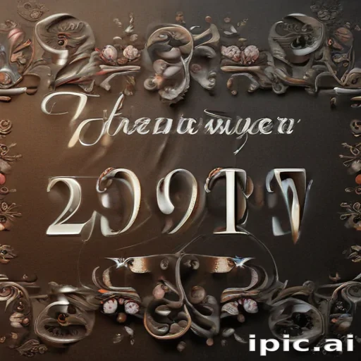 happy new year vintage
