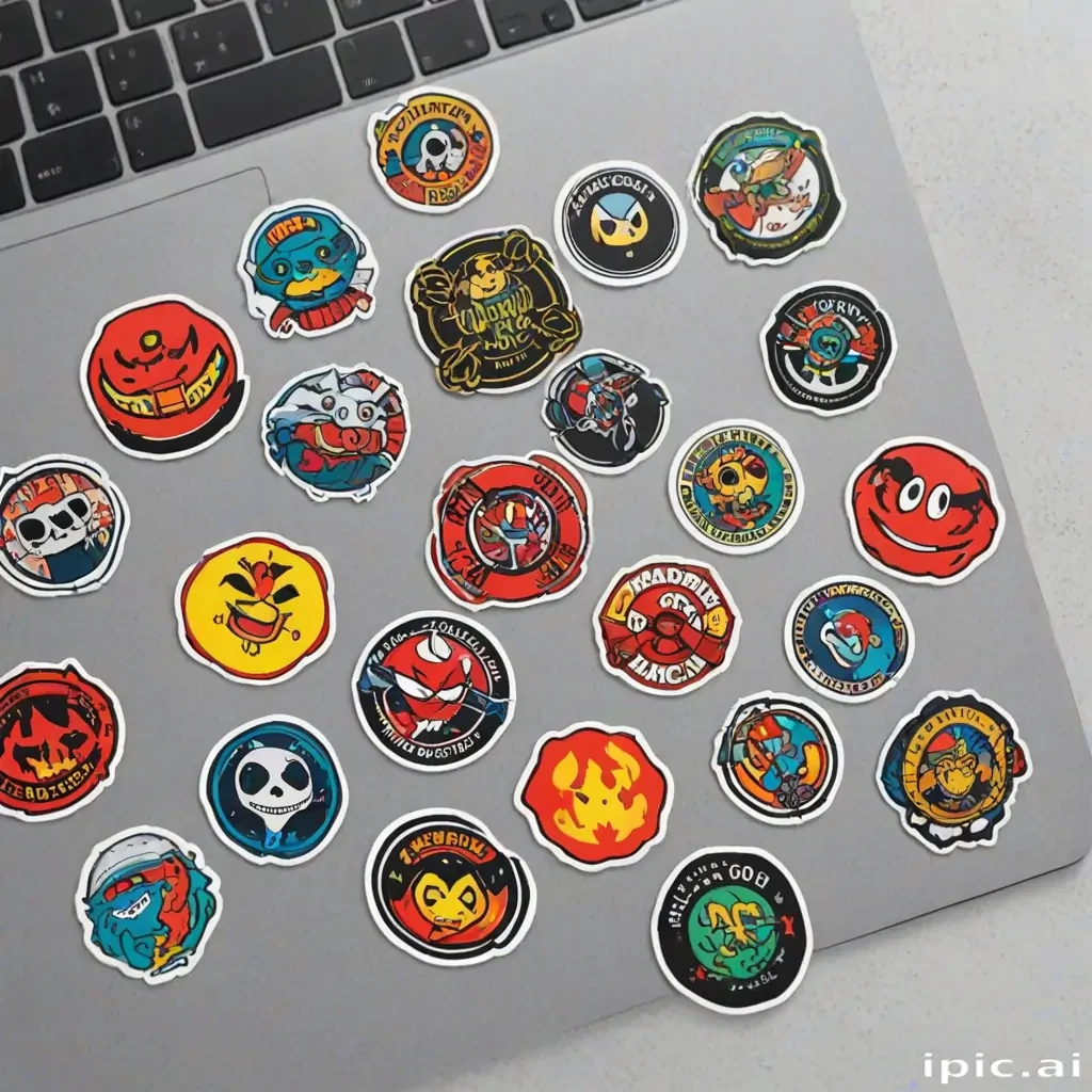 stickers mockup