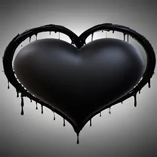black heart pic