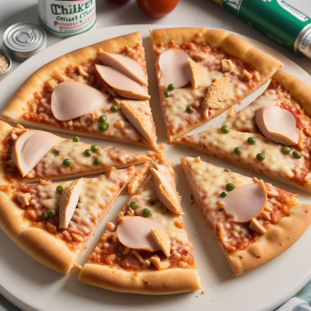 chicken crust pizza canned chicken