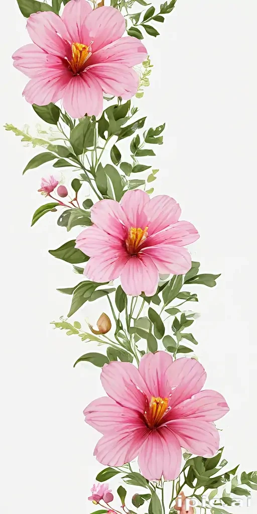 png border flower