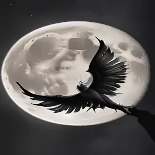 moon frawing