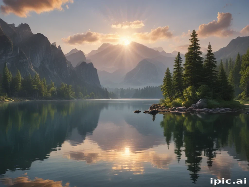 lake background