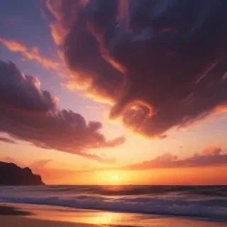sunset aesthetic wallpaper