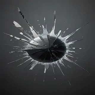 glass shattering png