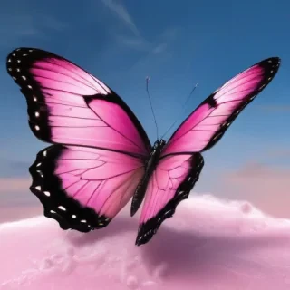 pink butterfly images