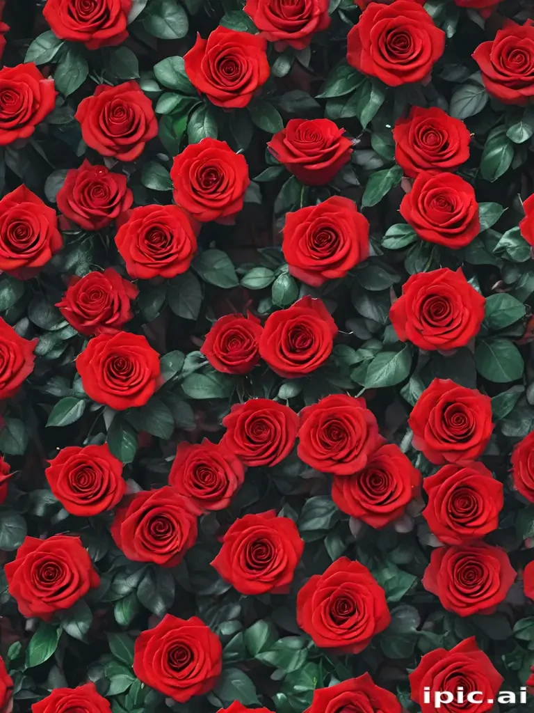 red roses aesthetic