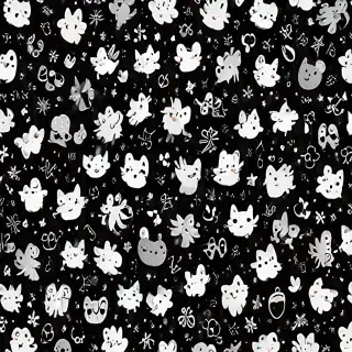 cute backgrounds black