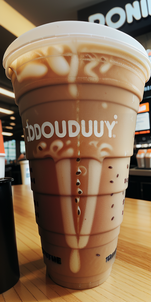 how much caffeine in dunkin iced coffee