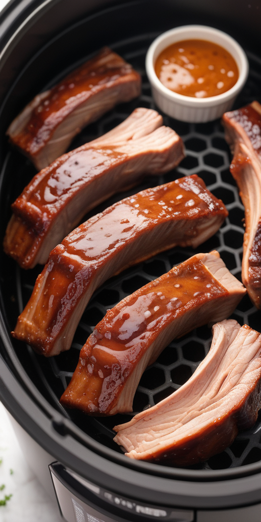 how long to cook boneless pork ribs in air fryer