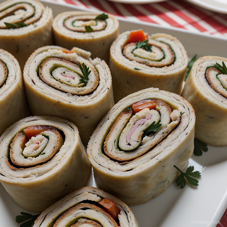 turkey stuffing roll ups recipe