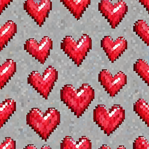 pixelated heart png