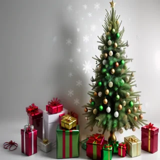 transparent background christmas tree