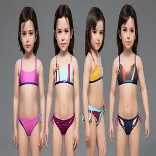 kids bikini ai