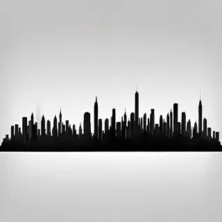 city silhouette png