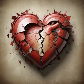 broken heart background