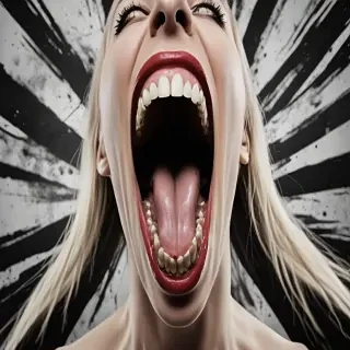 screaming background